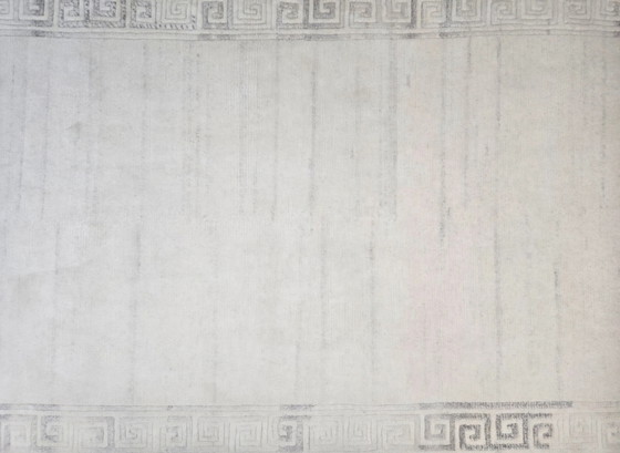Image 1 of Hand-knotted modern oriental wool rug Cream Nepal 158x236cm
