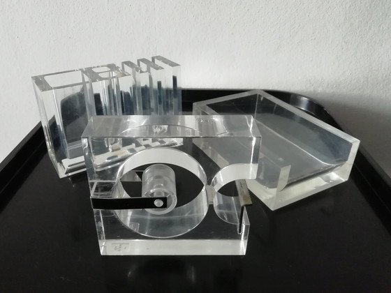 Image 1 of Schreibtisch-Organizer – Manlio Ciocca – Guzzini – 1980