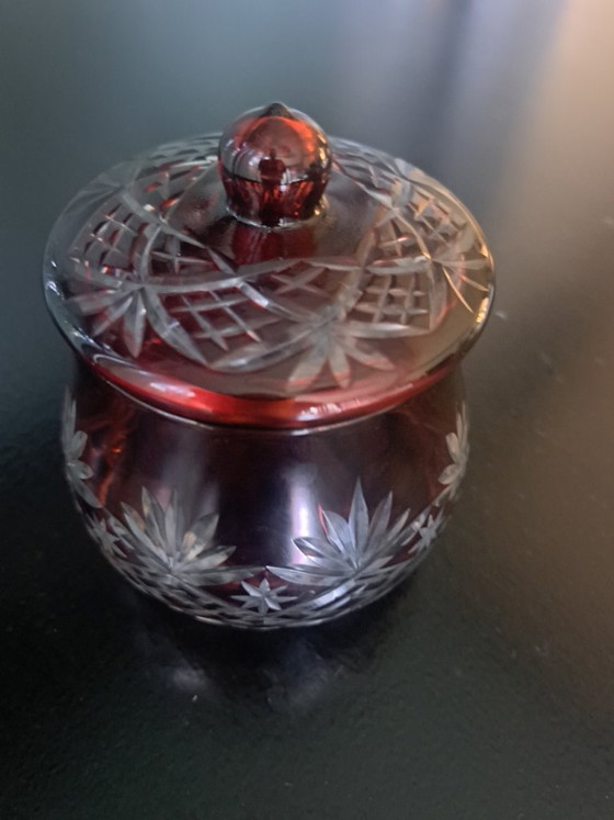 Bombonera de cristal tallado – Vasos y jarras, Vidrio (photo 3 of 6)