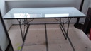 Moment frosted glass table by Niels Gammelgaard for IKEA.