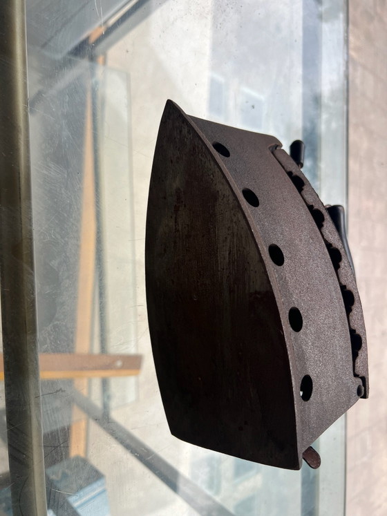 Plancha de carbón – Objetos decorativos, Hierro fundido, Madera (photo 7 of 7)