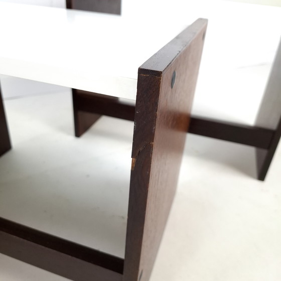 Image 1 of Ensemble vintage de 3 tables d'appoint par Cees Braakman pour Pastoe, 1960/70