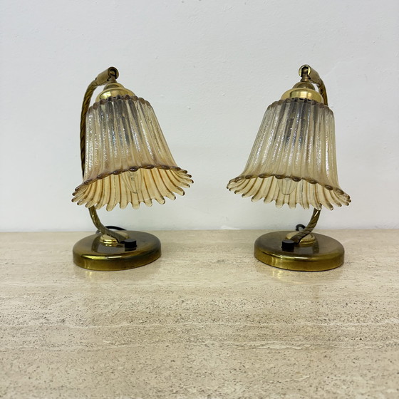 Image 1 of Satz von 2 Tischlampen Art Deco, 1950S