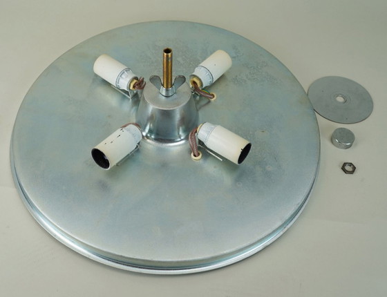 Mid Century Modern Cocoon Ceiling Lamp Op Art Pattern 1960s Goldkant Fritz Wauer – Ceiling lights, Plastic (photo 13 of 14)
