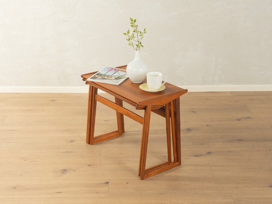 Image 1 of 1960s Stacking Tables, Denmark, Vintage