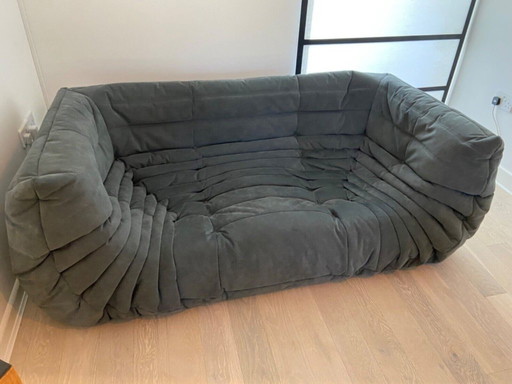Ligne Roset Togo sofa. Medium with arms ( extremely rare! ) Barely used