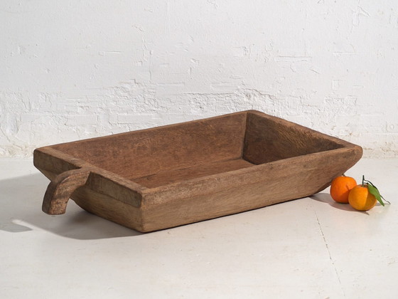 Antique solid wood tray with handle (c.1900) #8 – Decorative Objects (photo 8 of 40)