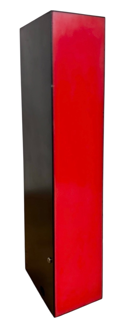 Vintage Red Illuminated Letter I , 1970s