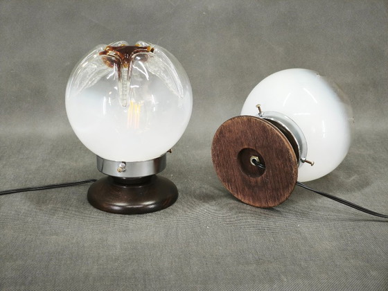 Paar Murano Glas Tischlampen, Italien, 1950er Jahre – Other (photo 4 of 10)