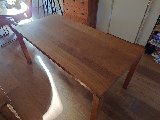 Image 1 of Goossens Solid Oak Table