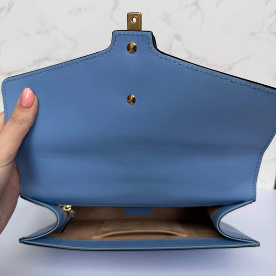 Gucci small Sylvie cuir bleu – Autres sacs (photo 16 of 19)
