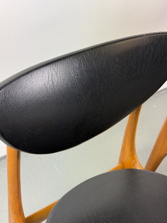 Set van 4 vintage eetkamerstoelen in Scandinavische stijl – Jaren 60 – Skai, Wood (photo 12 of 14)