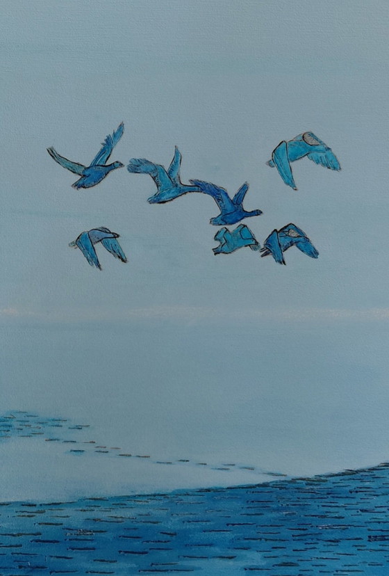 Image 1 of "THE FLIGHT IN HARMONY" Gallery Suncorner