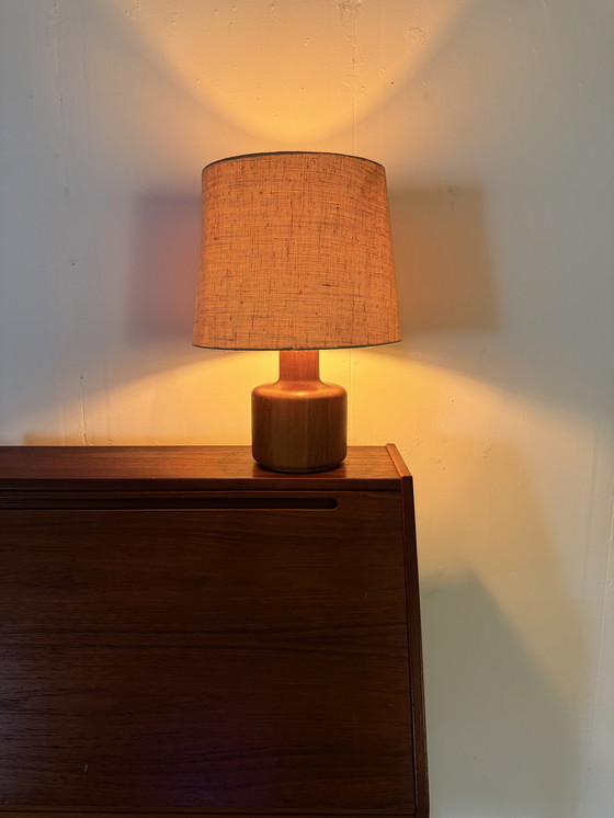 Image 1 of Lampe de table vintage en teck, Bestform '70