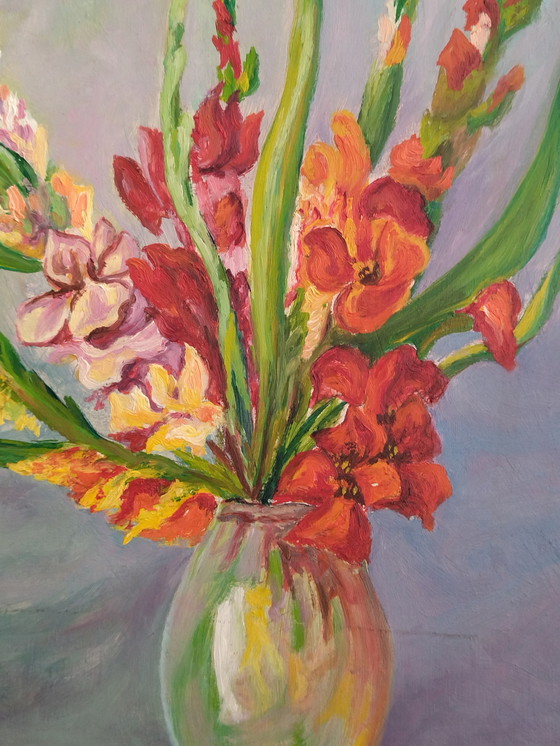 Image 1 of Ölgemälde auf Holz – Stillleben mit Gladiolen



Ölgemälde auf Holz – Stillleben mit Gladiolen