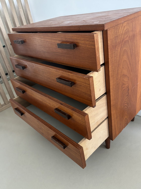 Image 1 of Deens teak jaren 60 ladekastje 