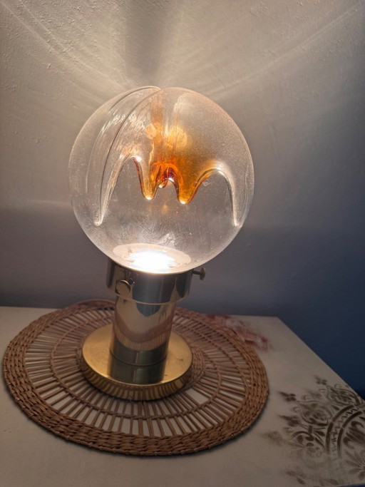 Kaiser lamp, Italian Murano glass, 1970s