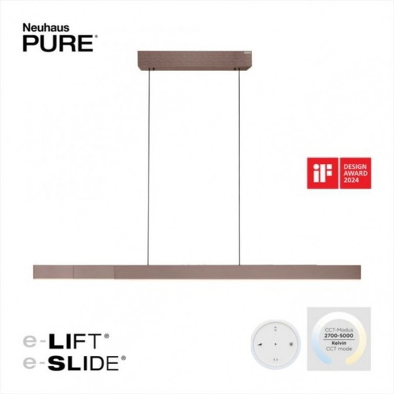 Image 1 of Paul Neuhaus 838637 Pure Moto Rise design lamp (electric)