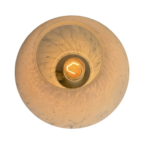 Image 1 of Pilzförmige Glaslampe – 1970er Jahre – Bodenmarke – Italienisch