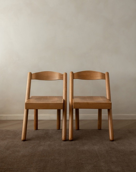 Image 1 of Sedie da pranzo vintage italiane Iva di Roberto Pamio e Renato Toso per Stilwood, 1972, set di 4