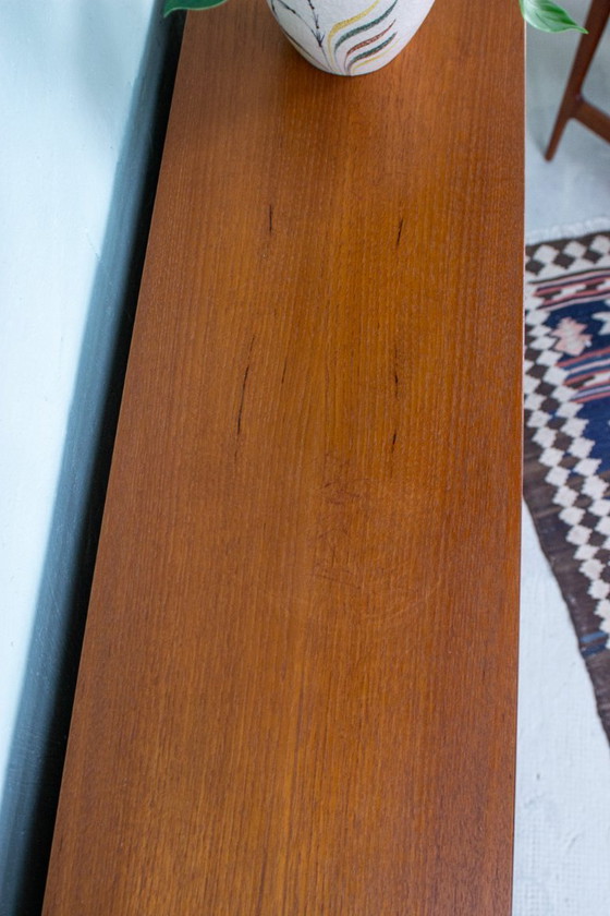 Image 1 of Vintage teakhouten vitrinekast, dressoir, ladekast, Hundevad Deens