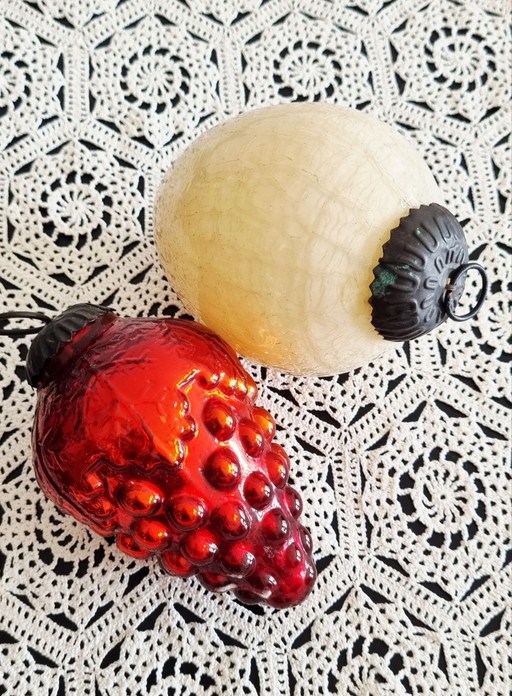 Vintage Christmas tree ornaments