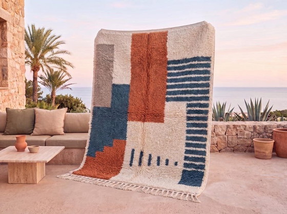 Handwoven Berber Beni Ouarain rug from the Atlas Mountains, size 2/3 m – Alberto Bazzani, Rugs & carpets, Wool (photo 3 of 8)
