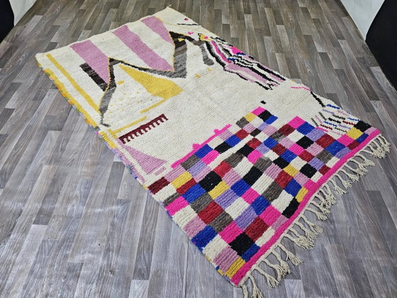 Handgefertigter Berber-Teppich aus Wolle 2.5 x 1.5 m – Teppiche & Läufer, Wool (photo 8 of 11)