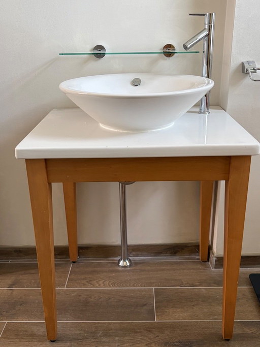 Duravit Starck Waschbecken 1 mit optionaler Schale