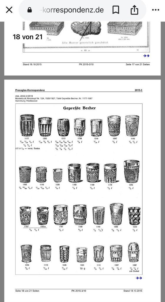 Image 1 of Josef Rindskopf Art Déco Becher Modell 1183 (années 1920)