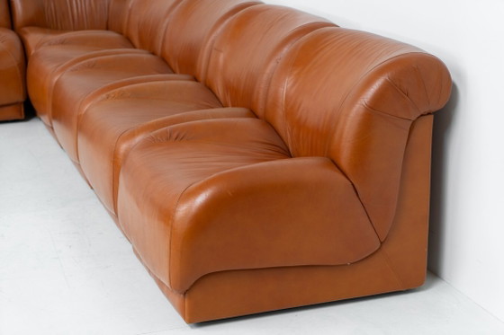 Modular Sofa by Doimo Salotti (Italy, 1970s). – Leather, Vintage (photo 5 of 24)