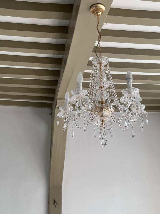 Kristallen Kroonluchter 4 Lampen – Crystal (photo 2 of 7)