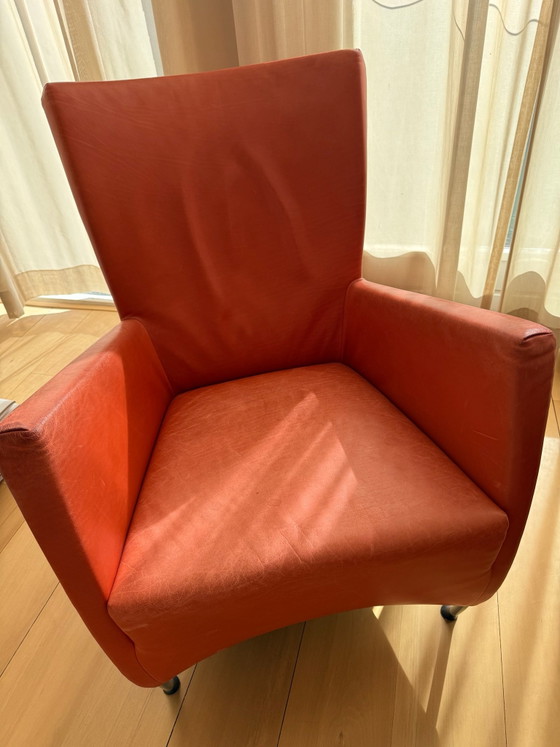 2 Montis Windy Armchairs, as a set – Leather, Metal (photo 4 of 5)