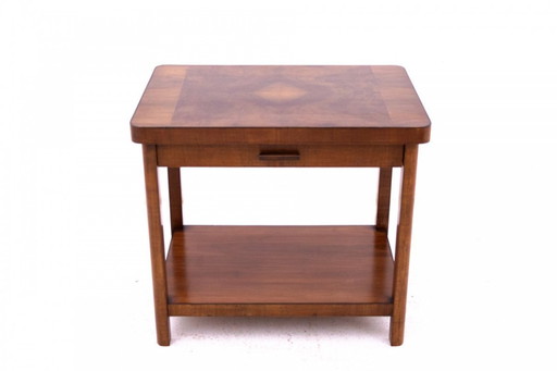 Art Deco side table from the first half of the 20th century, Poland.