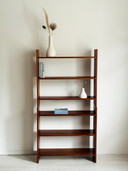 Bibliothèque vintage séparateur de pièce 1960s teck