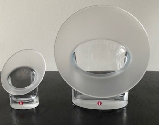 iittala 2 exceptionally beautiful Vases "Marcel" Timo Sarpaneva 1970s