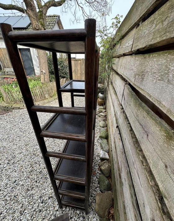 Image 1 of Vintage bamboo shelving unit / room divider