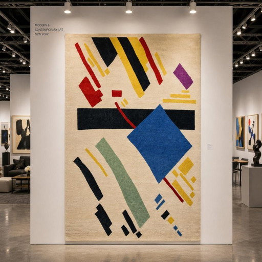 Kasimir Malewitsch Suprematistischer handgewebter Wandteppich | Limitierte Auflage | Textil | 303 × 205 cm (photo 2 of 10)