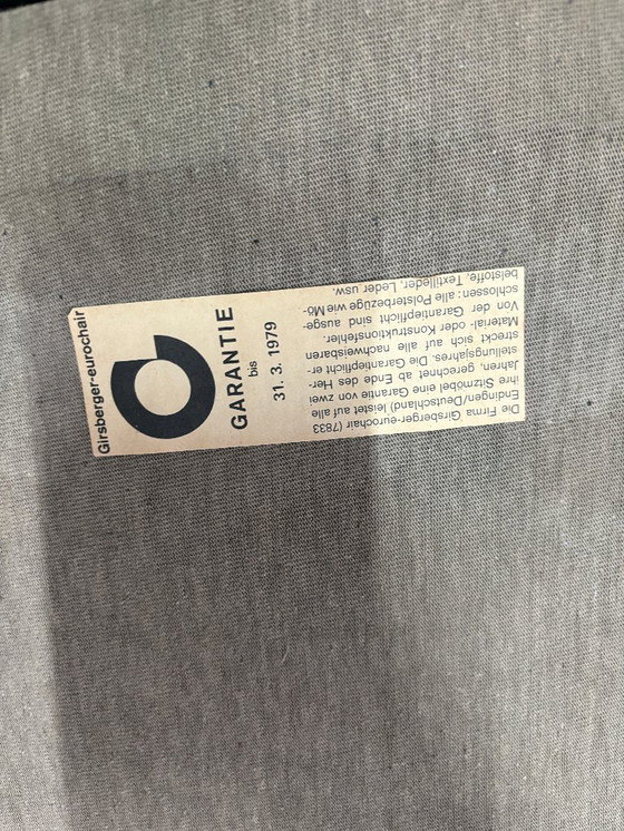 Image 1 of Leather Lounge Chair by Hans Eichenberger for Girsberger, 1960