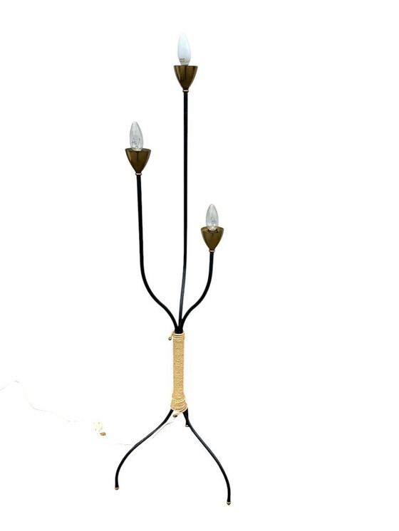 Image 1 of tripod floor lamp 1950