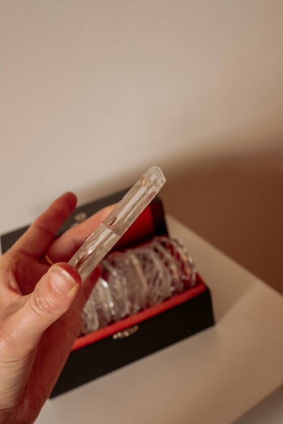 Image 1 of Vintage glass coasters in matching box