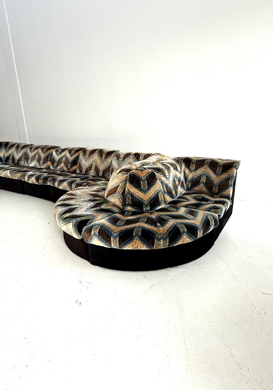 Vintage XL 9-piece modular sofa, Laauser ‘80 – Wood, Metal (photo 6 of 15)