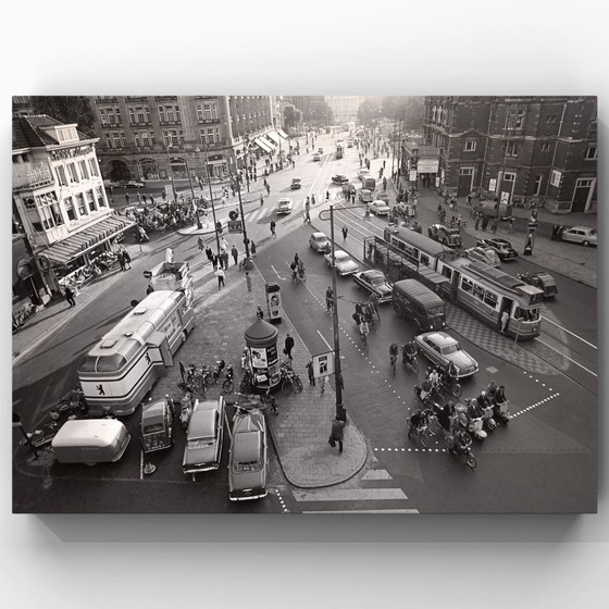 Image 1 of 1x Tráfico en Leidseplein, Amsterdam - 1959