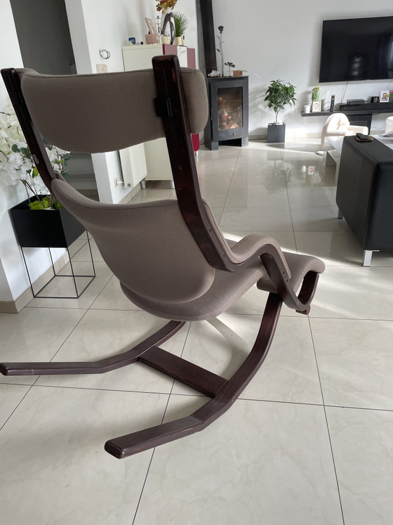 Sillón Gravity Balans de Peter Opsvik para STOKKE /Varier – Sillones reclinables, Wood, Textile (photo 5 of 7)