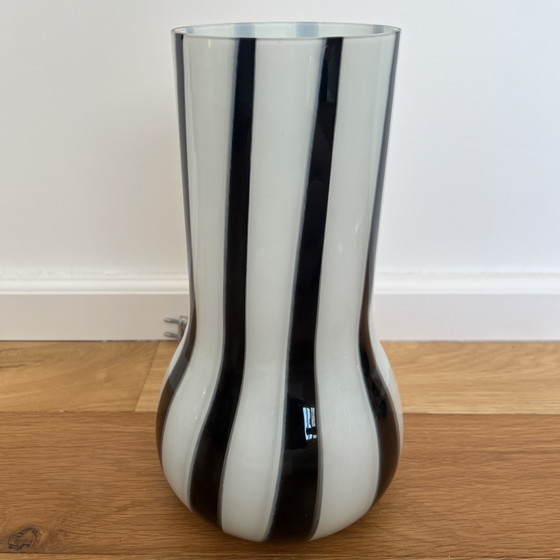 Vintage Hala Zeist Glass Zebra Lamp – Table lamps (photo 2 of 6)
