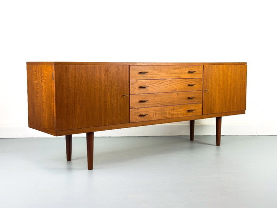 Image 1 of Teak sideboard by Hans J. Wegner for Ry Møbler, 1959