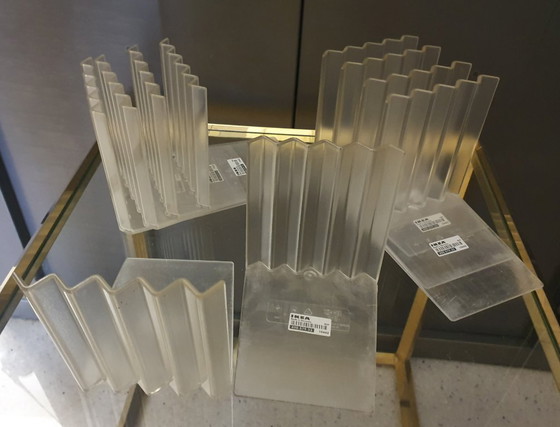 Image 1 of Zeldzame set: 10x IKEA "Bokis" boekensteunen – Design M. & K. Hagberg (Vintage)