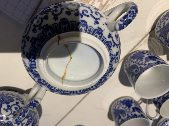 Image 1 of Vasellame blu giapponese (cinese), ampia collezione