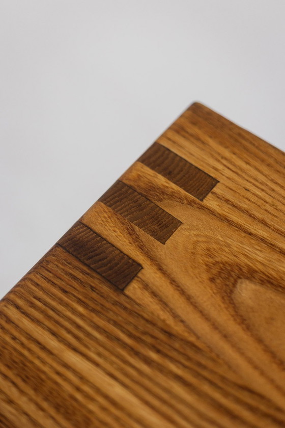 Image 1 of Pierre Chapo. Commode basse en orme blond. Circa 1970.