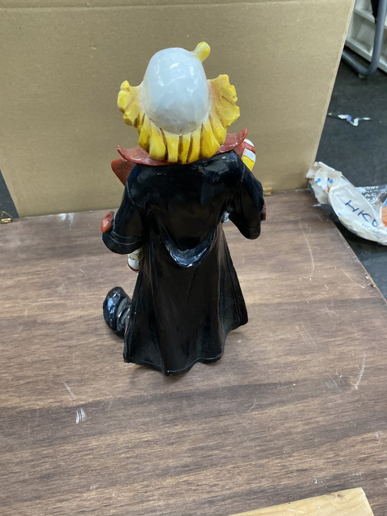 Image 1 of Scultura di clown realizzata a mano in Italia